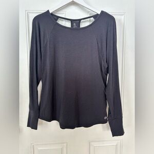 GAP Women's Dark Gray Long Sleeve Tee